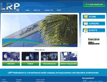 Tablet Screenshot of lrp.com